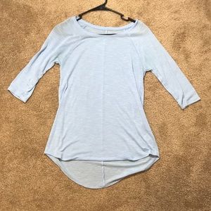 Light blue comfy simple top